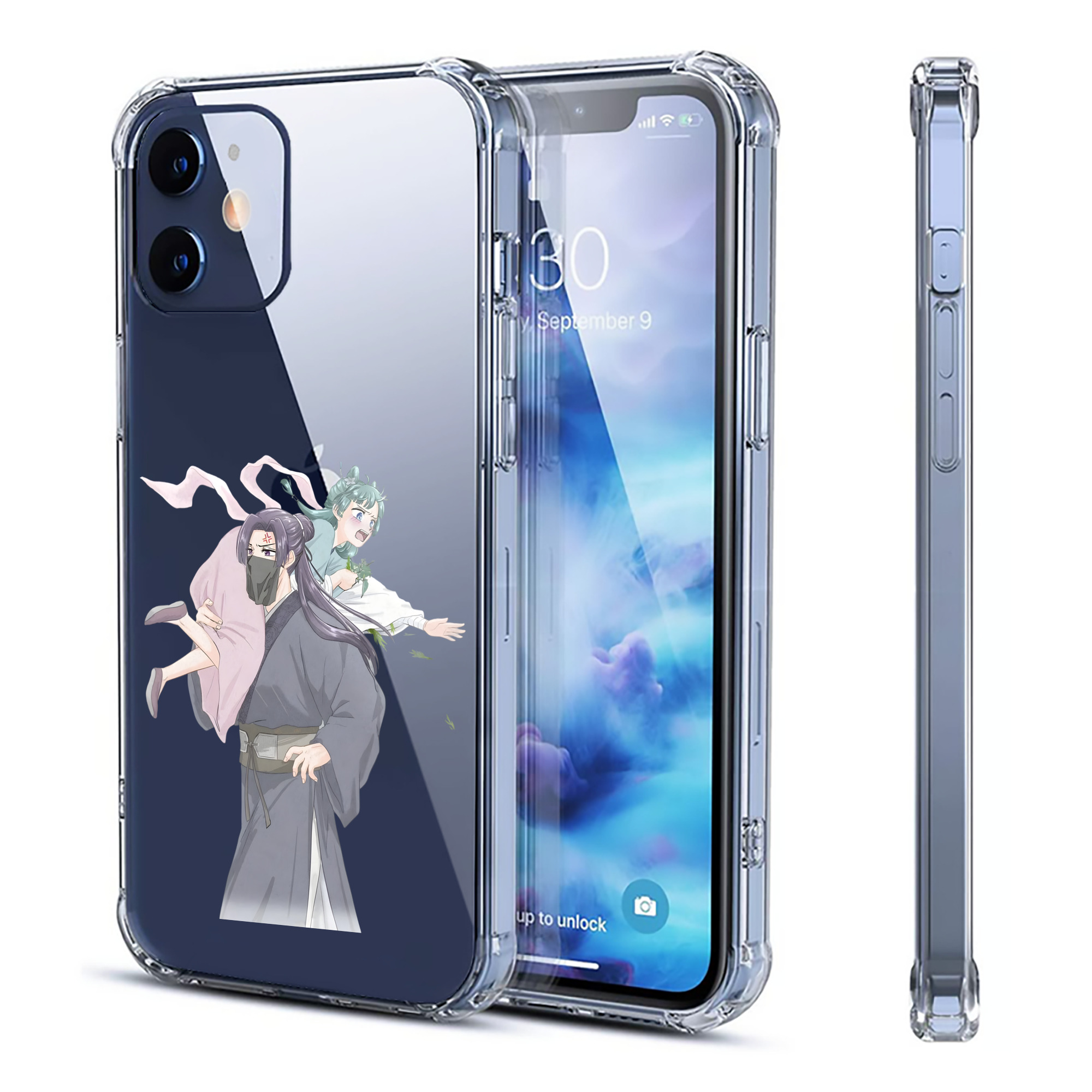 （画像用） 薬屋のひとりごと The Apothecary Diaries 【iPhone 12シリーズ対応】透明スマホケース（クリアソフトケース）